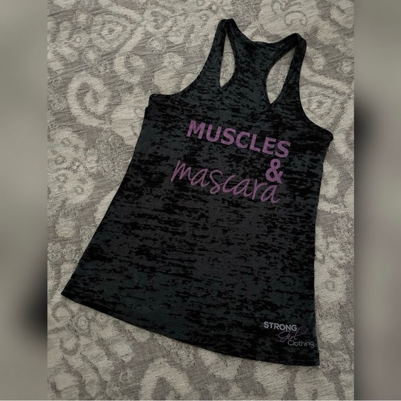 Tops - “Muscles & Mascara” Workout Tank